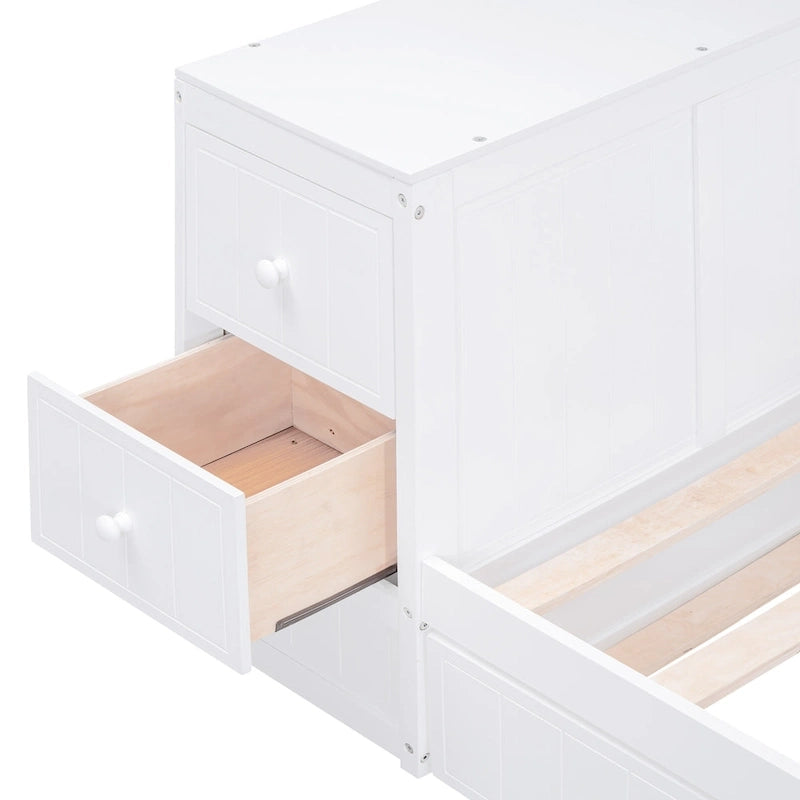 Divano letto singolo con braccioli contenitore