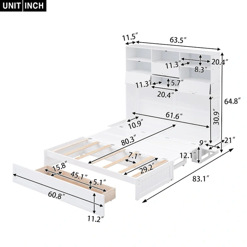 Letto a scomparsa Queen Size