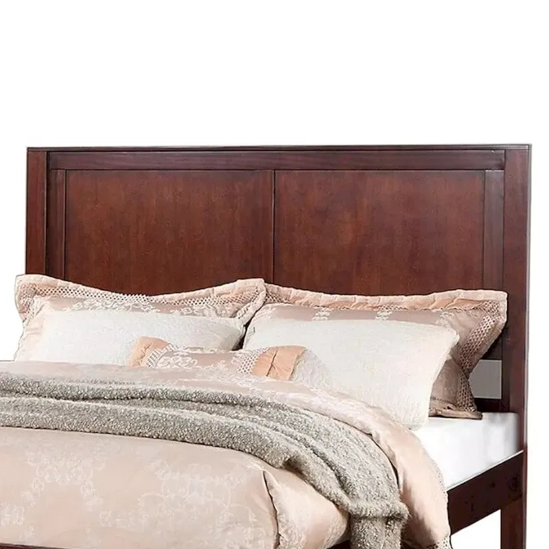 Letto matrimoniale in legno con testiera a 2 pannelli