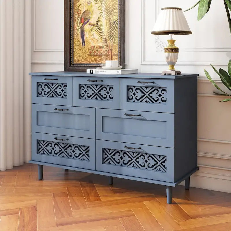 Cassettiera a 7 cassetti American Furniture adatta per camera da letto - N/D