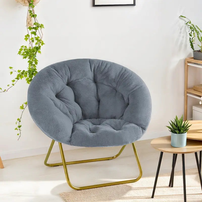 Button Tufted Upholstered Accent Chair - Multiple Colors