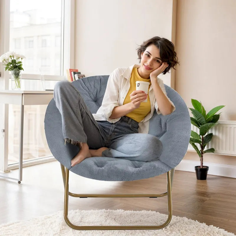 Button Tufted Upholstered Accent Chair - Multiple Colors