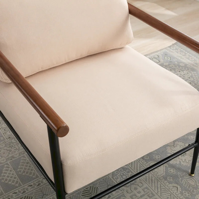 Button Tufted Upholstered Accent Chair - Multiple Colors