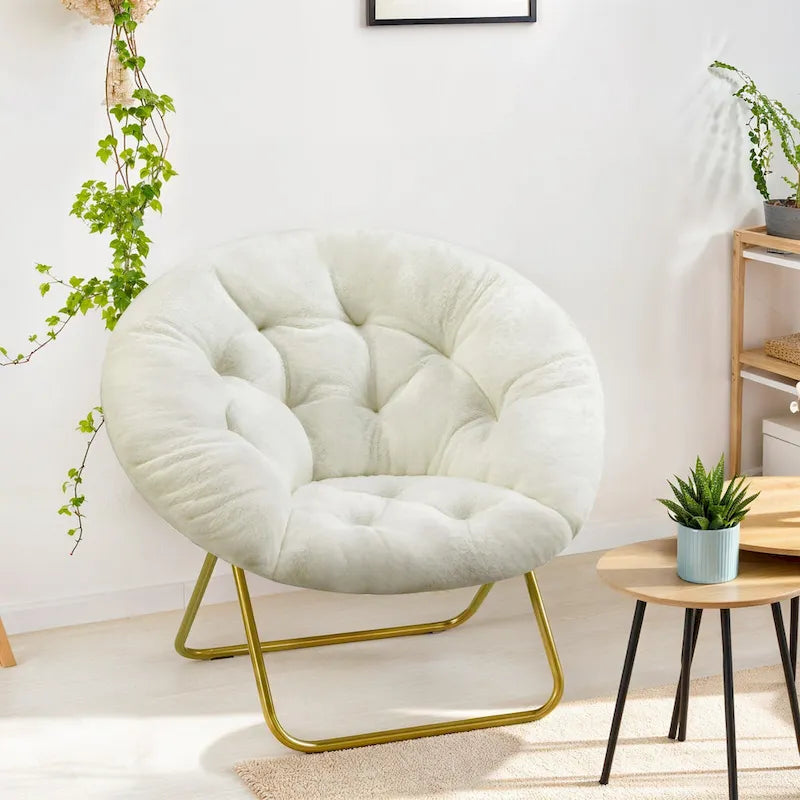 Button Tufted Upholstered Accent Chair - Multiple Colors