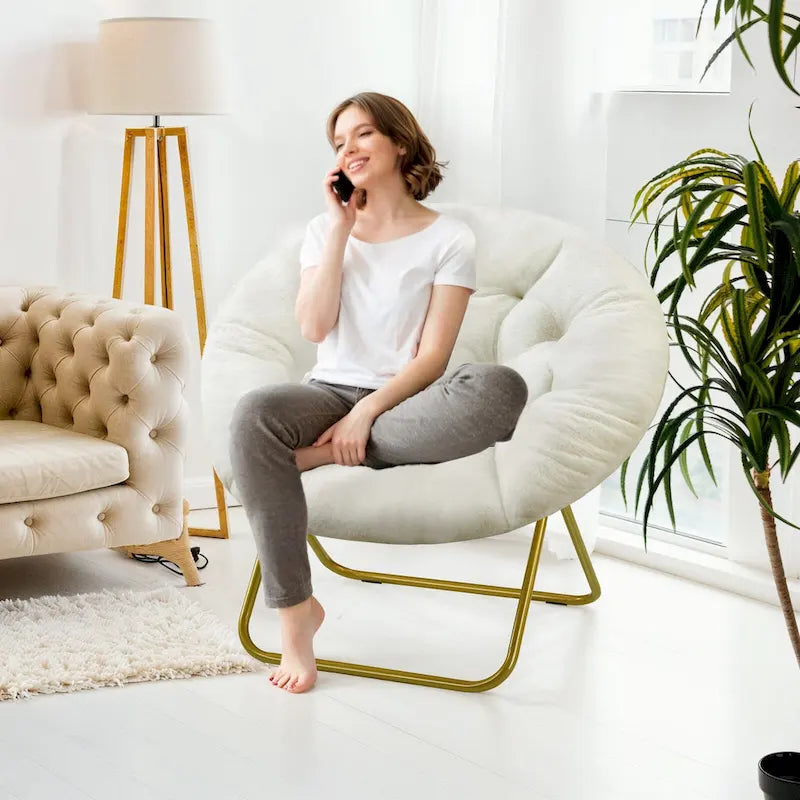 Button Tufted Upholstered Accent Chair - Multiple Colors