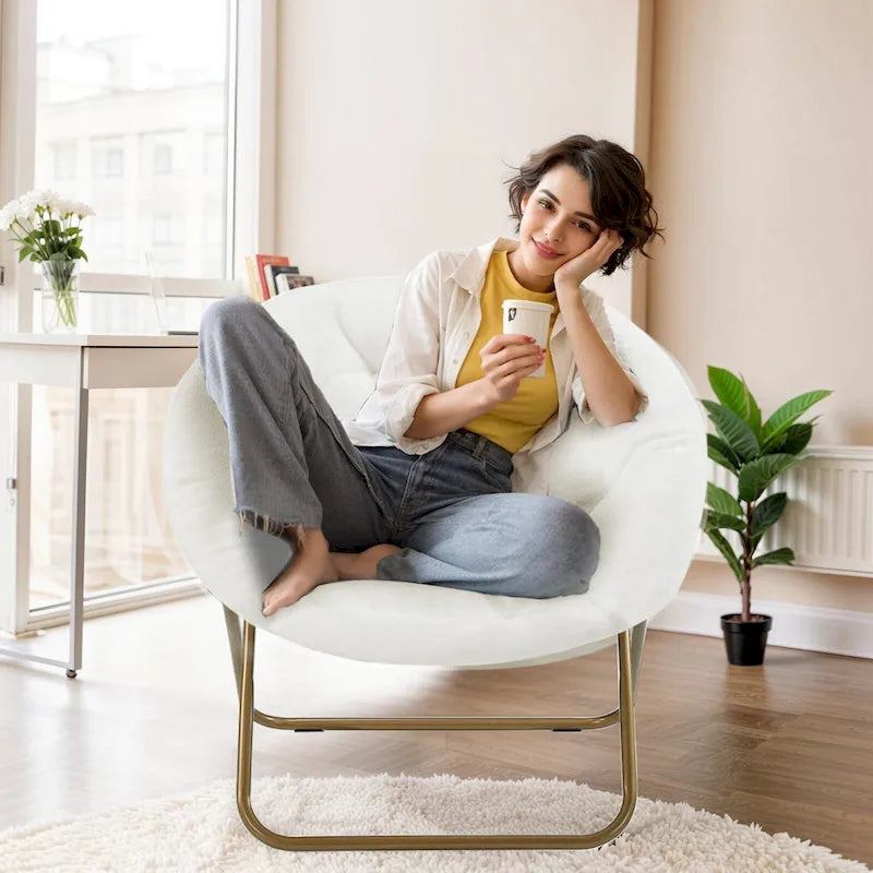 Button Tufted Upholstered Accent Chair - Multiple Colors