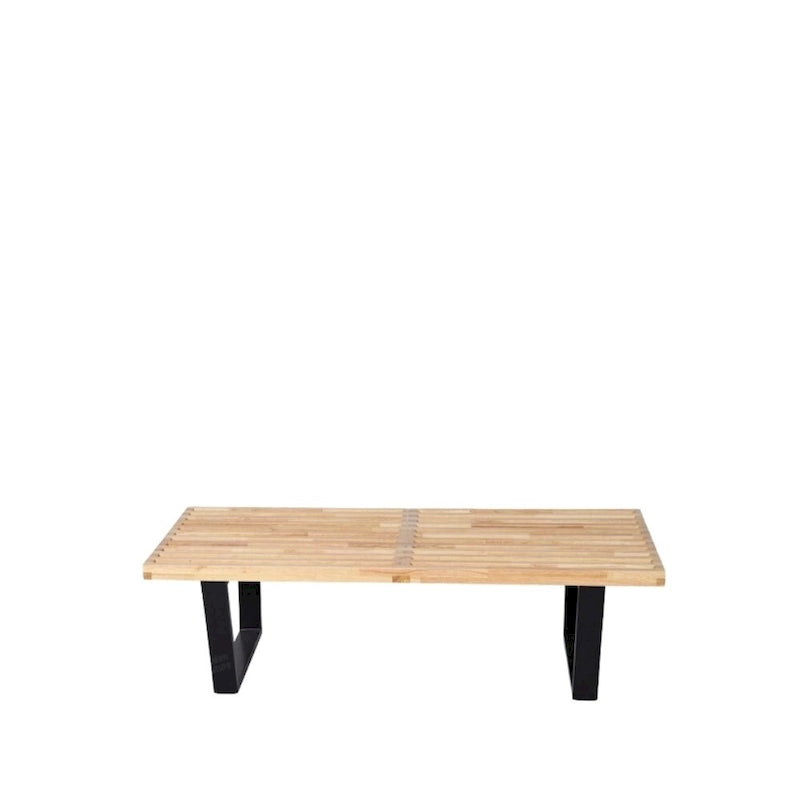 Panca in Legno Massello da 60" - Naturale, Noce - Posti Multipli