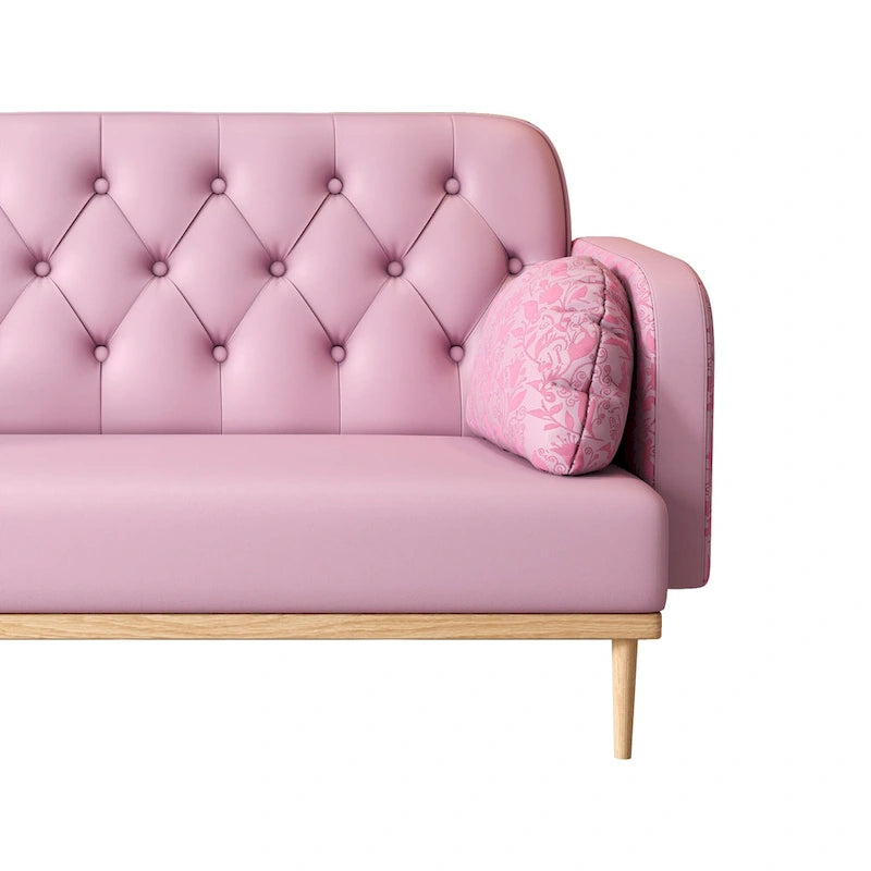 Divano a due posti con motivo a tulipani