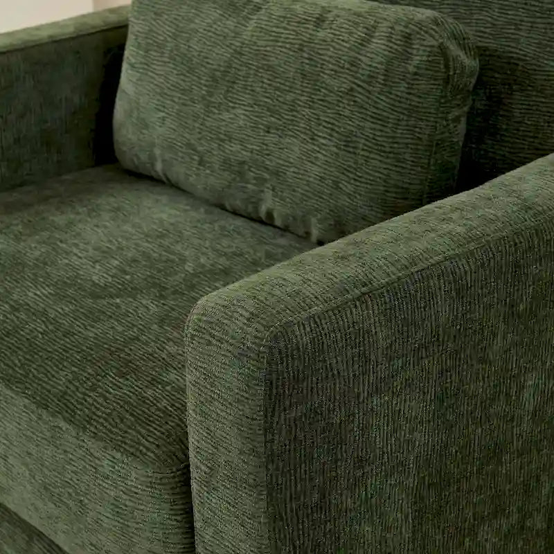 Chenille Upholstered Accent Chair - Multiple Colors