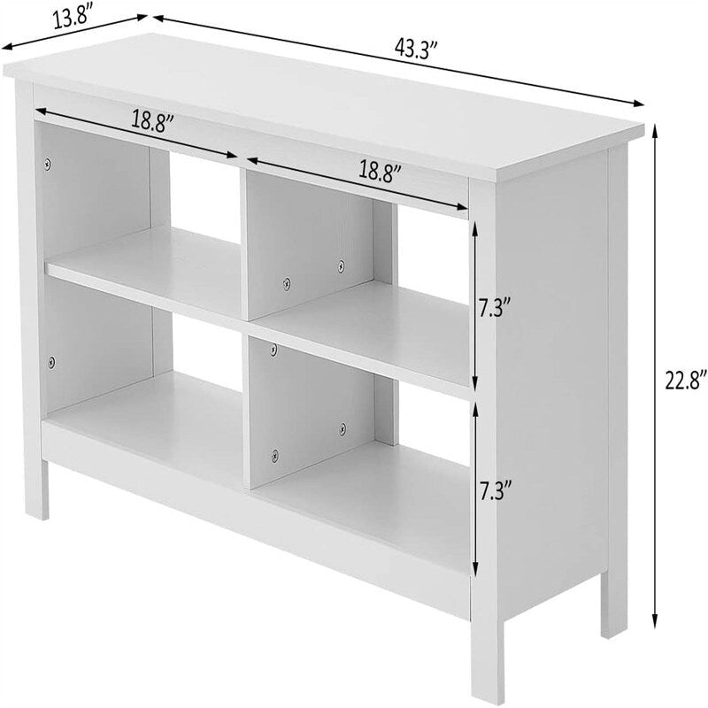 Mobile TV con 4 Scomparti - 13.8P x 43.3L x 22.8A
