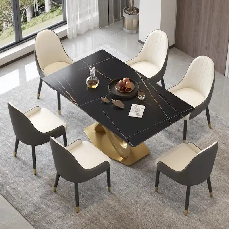 Tavolo da Pranzo 63, Tavolo Moderno per 6 Persone