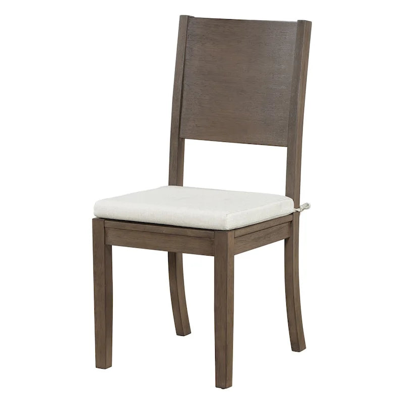 Set da pranzo a 6 pezzi con tavolo con ripiano portaoggetti e gambe curve, set da tavolo da cucina con panca e 4 sedie da pranzo con cuscini rimovibili
