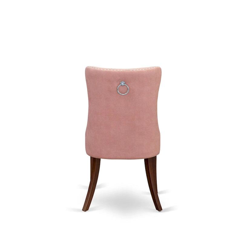 Set da pranzo East West Furniture composto da un tavolo da cucina rettangolare e sedie imbottite, mogano (Opzioni pezzi)