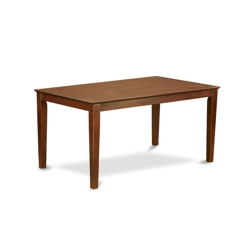 Set da pranzo East West Furniture composto da un tavolo da cucina rettangolare e sedie imbottite, mogano (Opzioni pezzi)