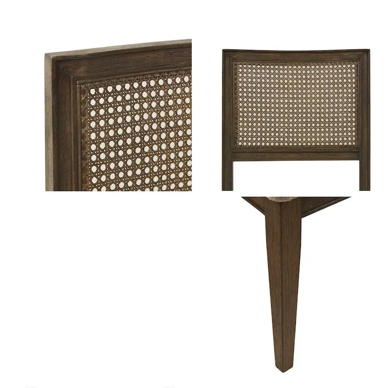 Set di 2 sedie da pranzo senza braccioli
