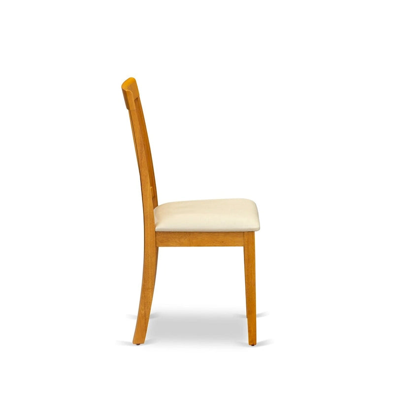 Set da pranzo East West Furniture - un tavolo da pranzo rettangolare e sedie in ecopelle, Quercia (Opzione pezzi)