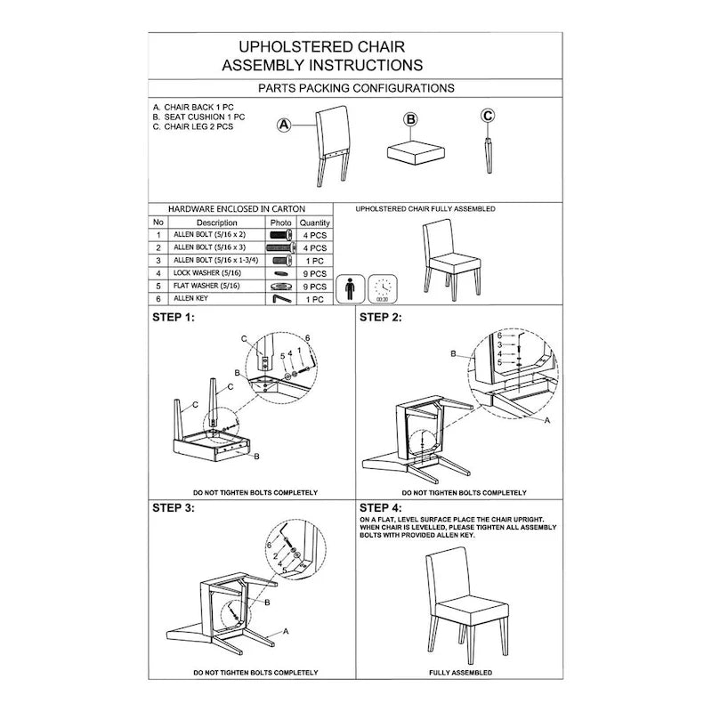 Sedia da pranzo Mod Parson Style da 19 pollici, legno di gomma, set di 2, grigio chiaro