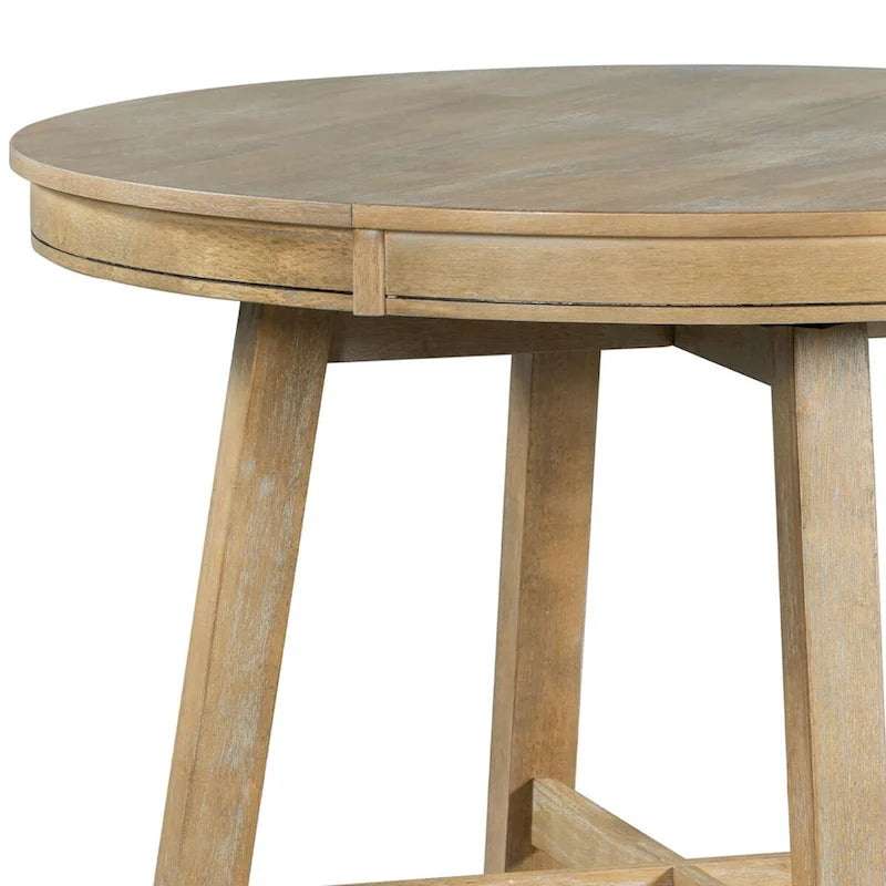 Tavolo da Pranzo Allungabile Vintage Elegante con Foglia Rimovibile