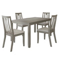 Set da pranzo in legno contemporaneo CraftPorch da 5 pezzi