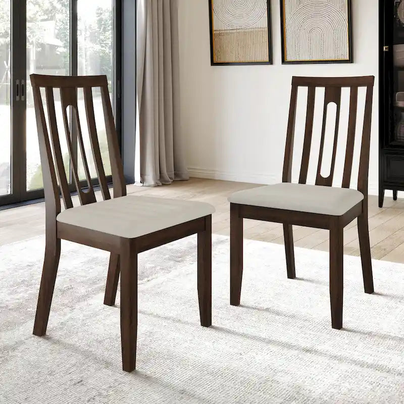 Set da pranzo in legno contemporaneo CraftPorch da 5 pezzi