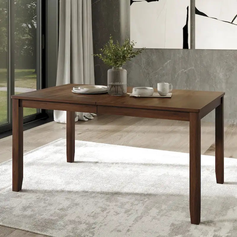 Set da pranzo in legno contemporaneo CraftPorch da 5 pezzi