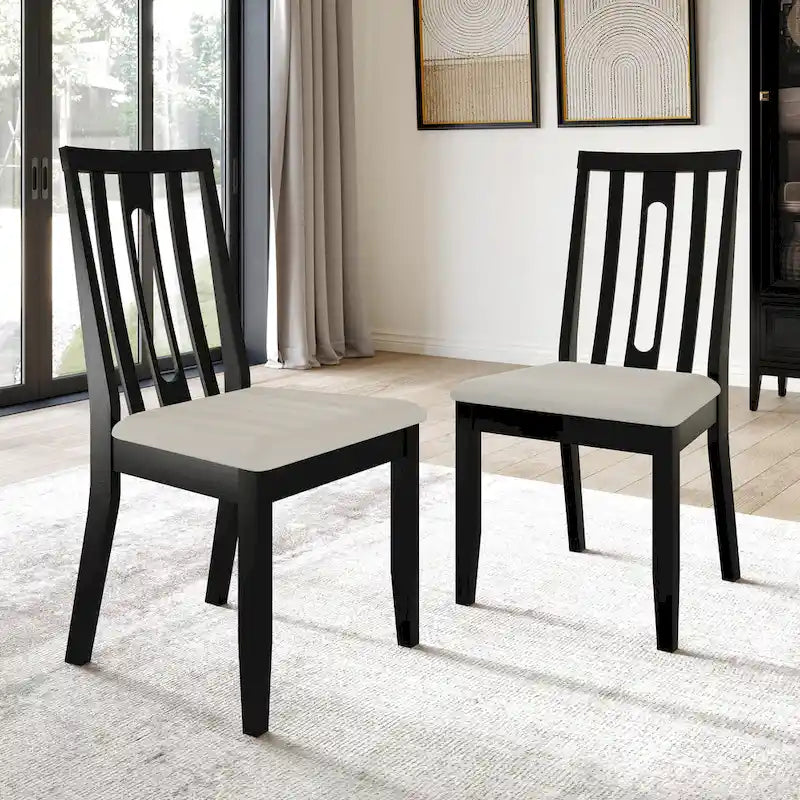 Set da pranzo in legno contemporaneo CraftPorch da 5 pezzi