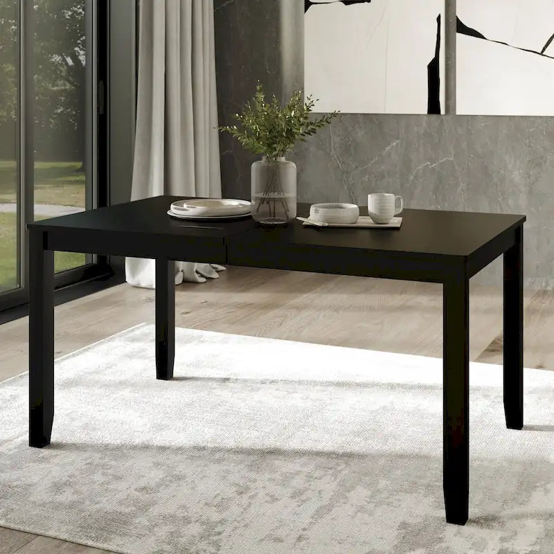 Set da pranzo in legno contemporaneo CraftPorch da 5 pezzi