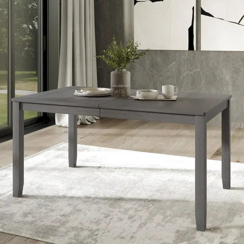 Set da pranzo in legno contemporaneo CraftPorch da 5 pezzi