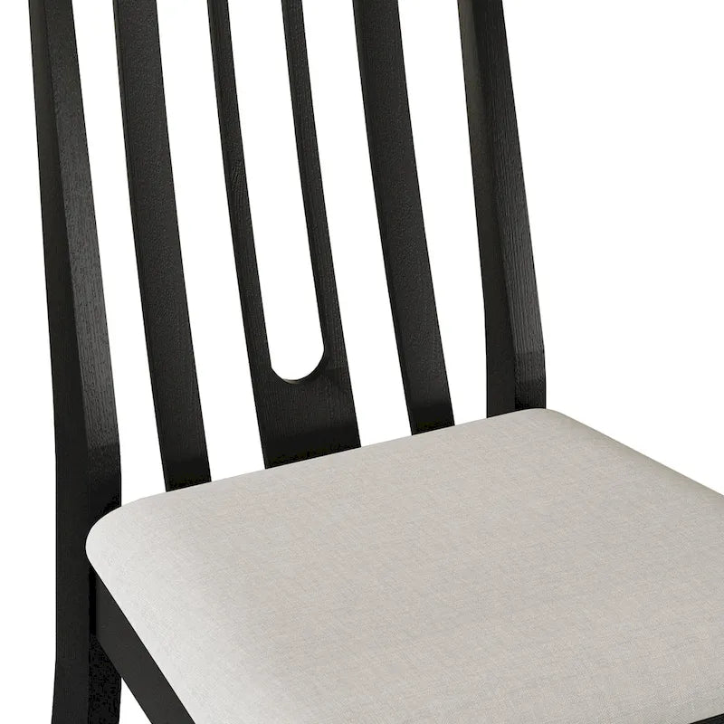 Set da pranzo in legno contemporaneo CraftPorch da 5 pezzi