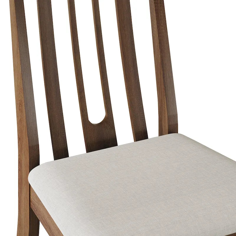 Set da pranzo in legno contemporaneo CraftPorch da 5 pezzi