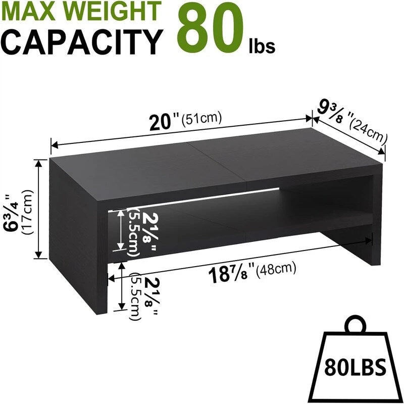 Supporto per Monitor a 2 Livelli
