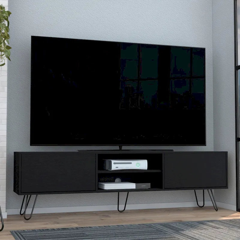 Mobile TV Vassel a 2 ante con gambe a forcina