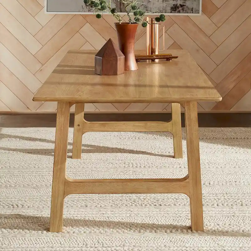 Tavolo da pranzo Pitea Scandinavian Wood Finish 71 di iNSPIRE Q Modern