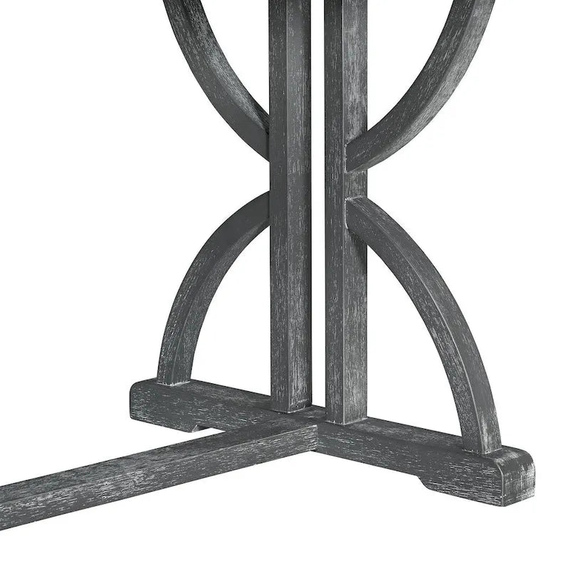 Set da tavolo da pranzo rettangolare retrò da 6 pezzi per 6 persone
