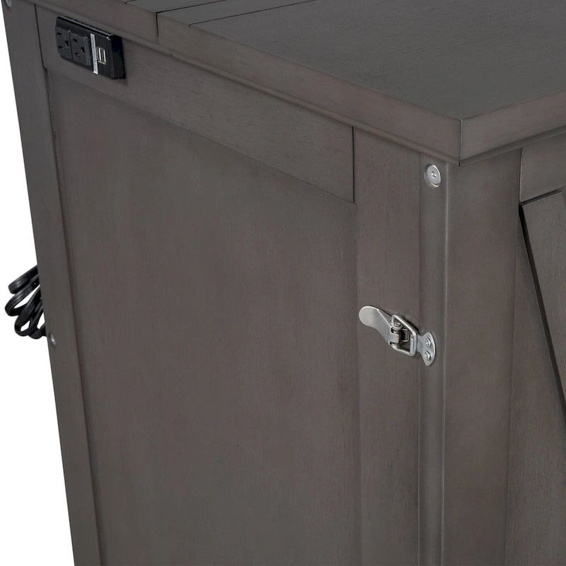 Letto a Scomparsa a Cubo in Pino Massiccio con Cassetto