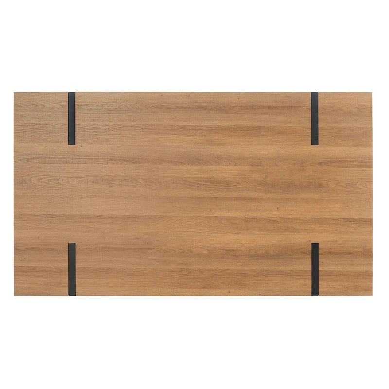 Tavolo da pranzo rustico industriale di metà secolo SAFAVIEH Asal - 59,1 L x 35,4 P x 29,5 H - 59Lx35Px30H