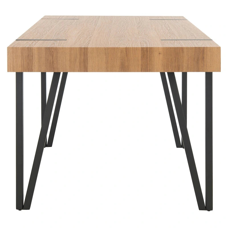 Tavolo da pranzo rustico industriale di metà secolo SAFAVIEH Asal - 59,1 L x 35,4 P x 29,5 H - 59Lx35Px30H