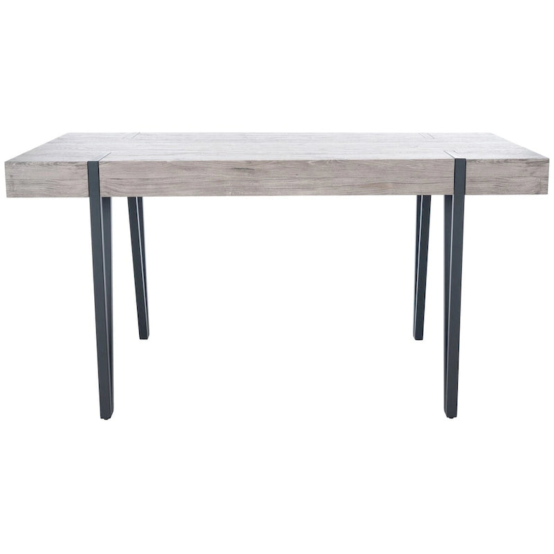 Tavolo da pranzo rustico industriale di metà secolo SAFAVIEH Asal - 59,1 L x 35,4 P x 29,5 H - 59Lx35Px30H