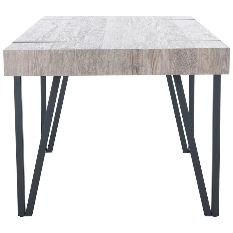 Tavolo da pranzo rustico industriale di metà secolo SAFAVIEH Asal - 59,1 L x 35,4 P x 29,5 H - 59Lx35Px30H