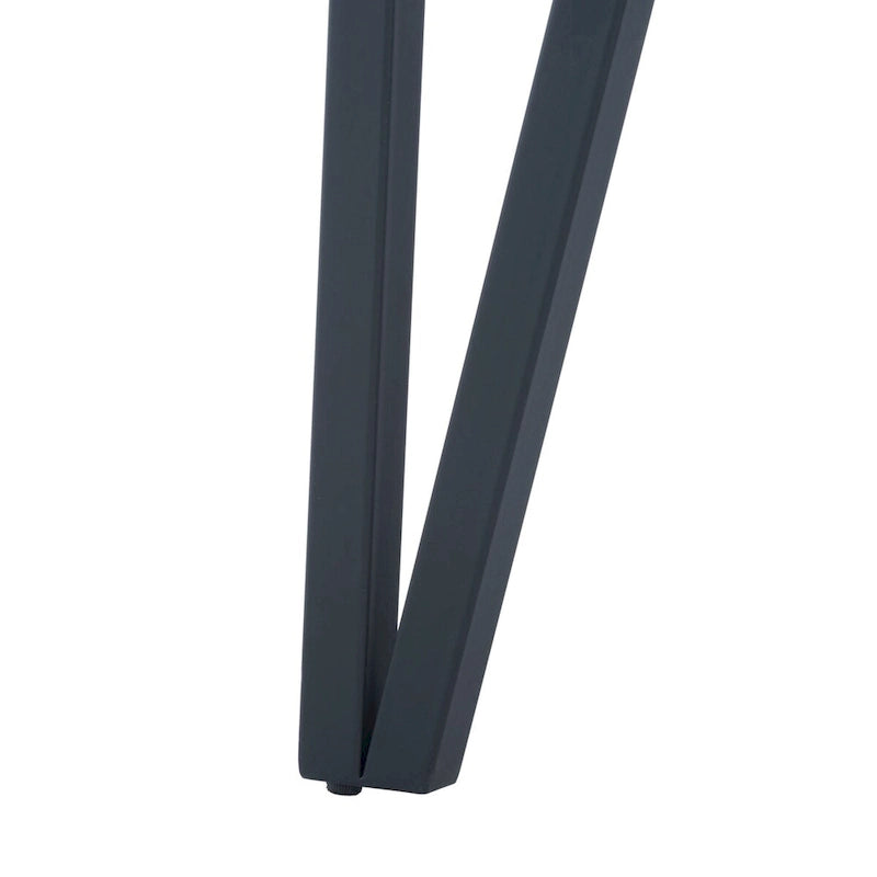 Tavolo da pranzo rustico industriale di metà secolo SAFAVIEH Asal - 59,1 L x 35,4 P x 29,5 H - 59Lx35Px30H