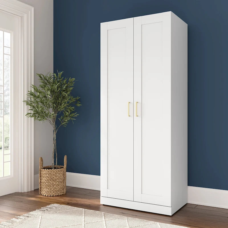 Mobile Contenitore Alto Hampton Heights 30W con Ante di Bush Furniture