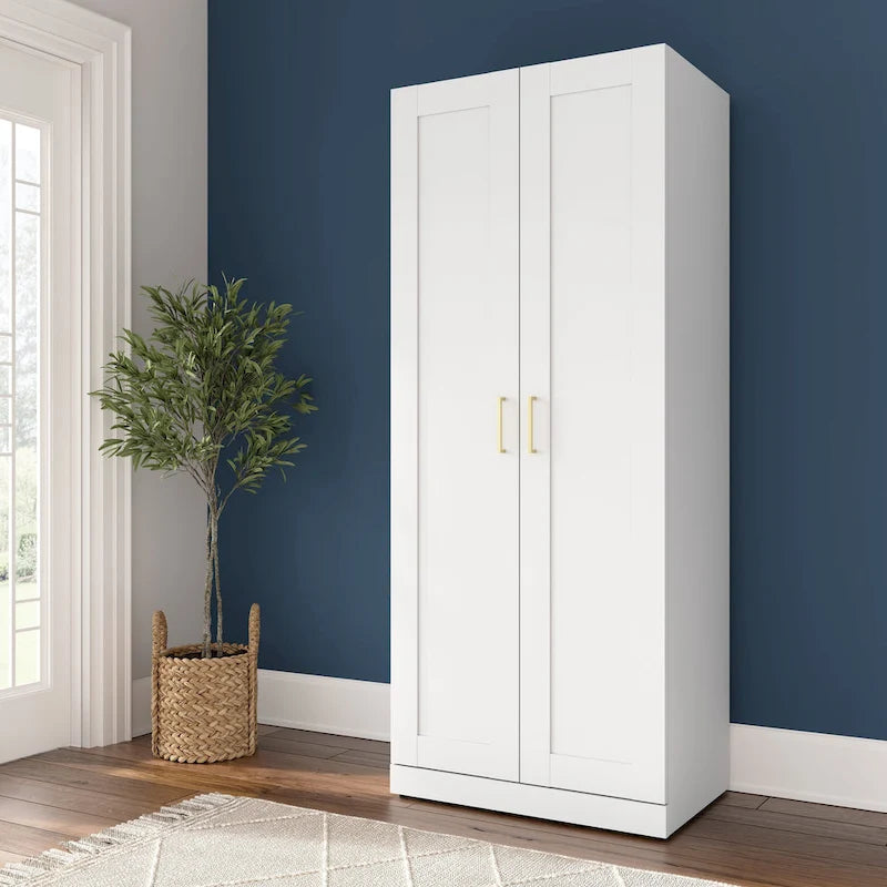 Mobile Contenitore Alto Hampton Heights 30W con Ante di Bush Furniture