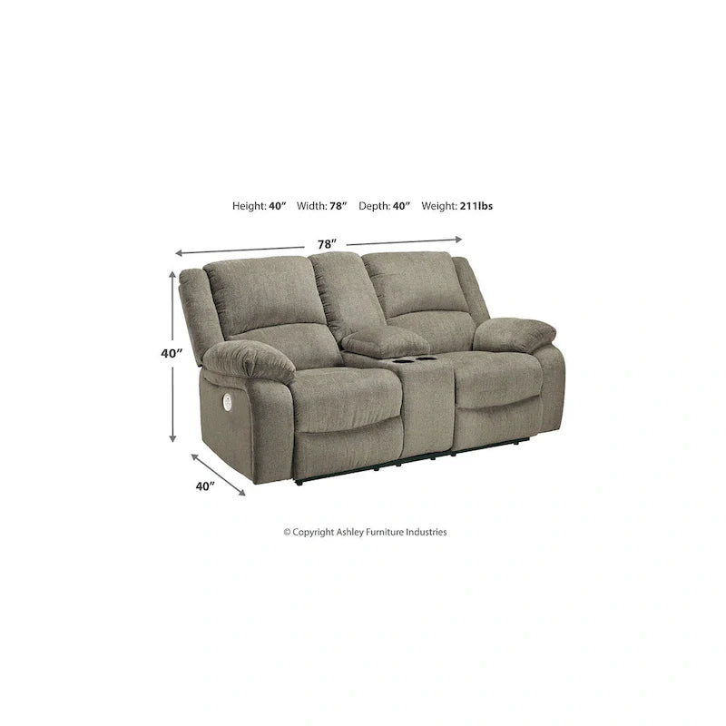 Signature Design by Ashley Draycoll, set 2 pezzi imbottiti - 221 L x 102 P x 102 A cm