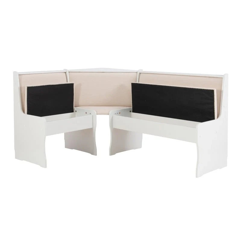 Set da Pranzo con Angolo Panca Sedley Farmhouse con Contenitore