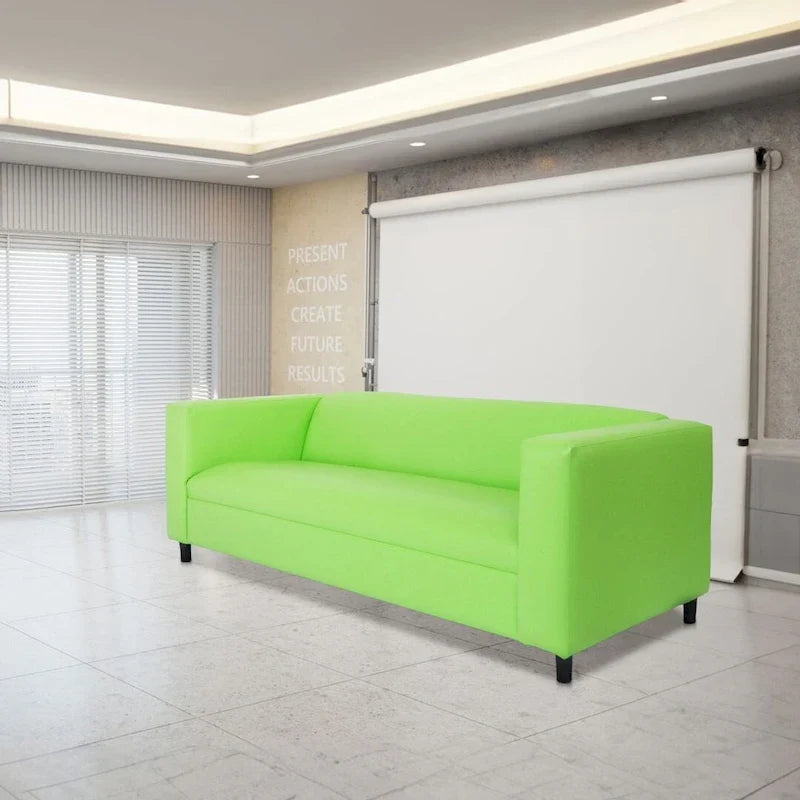 Divano a 3 posti moderno di metà secolo Coast to Coast Sofas, in ecopelle con struttura in legno massello e rivestito