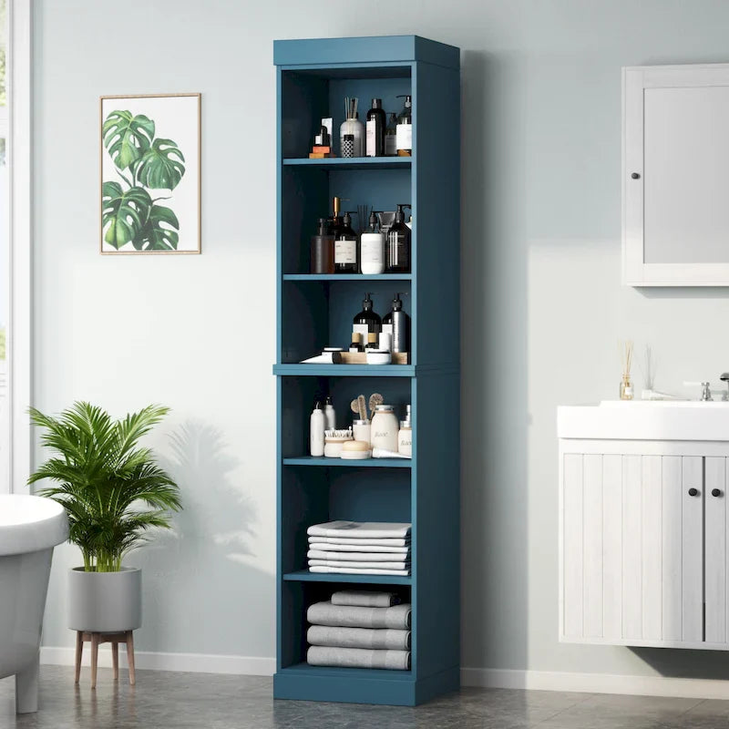 Mobiletto da bagno 16,5" in legno massello al 100% con ante opzionali di Palace Imports