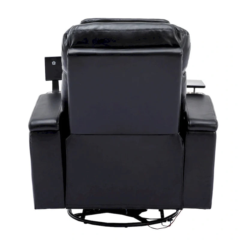 Poltrona reclinabile girevole a 270° multifunzione per home theater