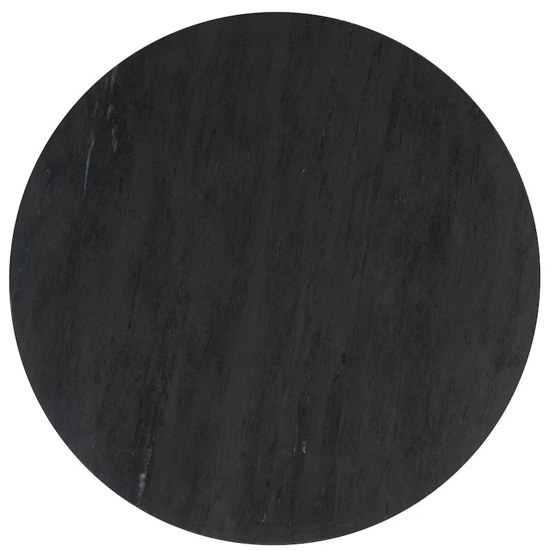 Tavolino d'appoggio rotondo alto in marmo Ghicu di SAFAVIEH Couture - 55,8 cm L x 53,3 cm P x 61 cm A - 53,3x53,3x61 cm