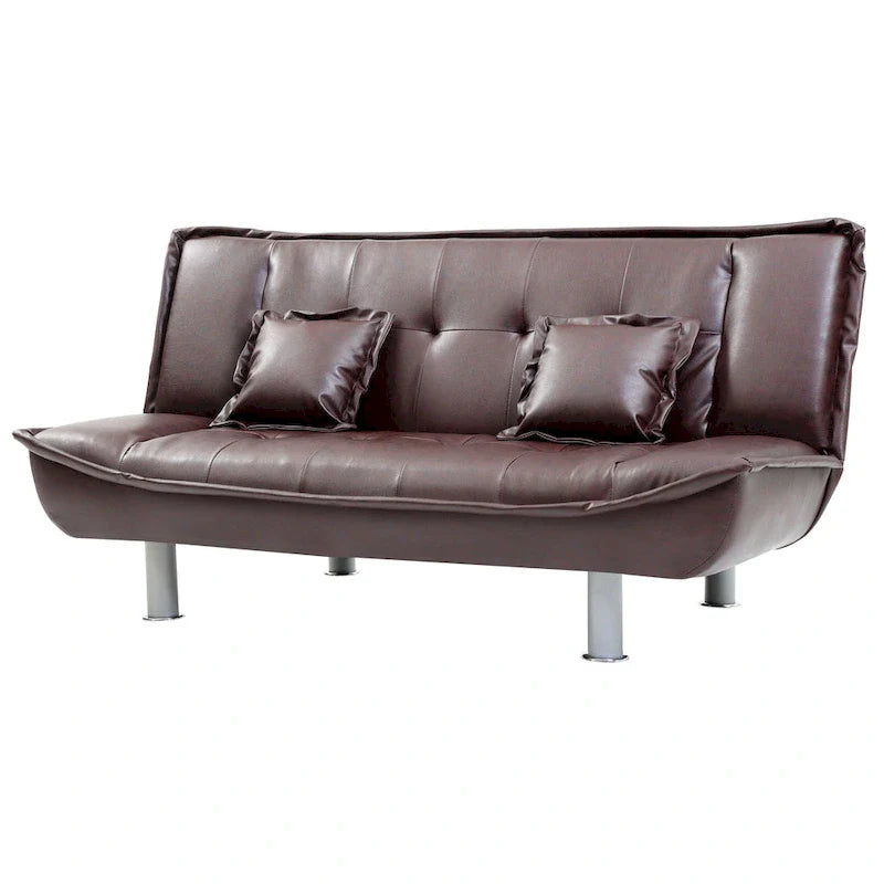 Divano Letto in Similpelle Lionel