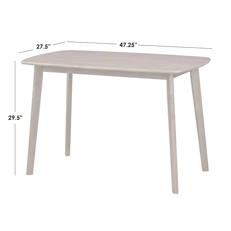 Set da pranzo 4 pezzi in legno massello Nettie Simple Living